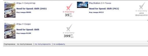 Need for Speed: Shift - Как казаки NFS:Shift покупали.